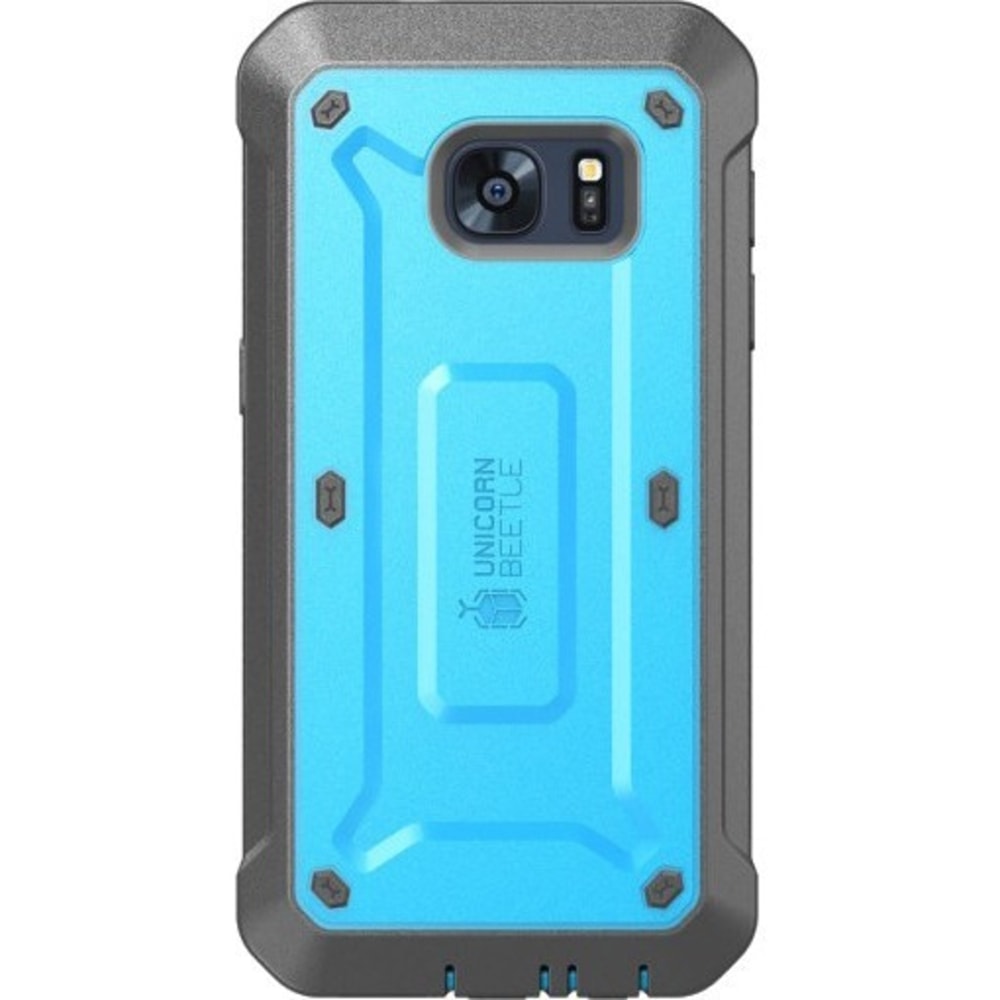 i-Blason Unicorn Beetle Pro Carrying Case (Holster) Smartphone - Blue - Impact Resistant, Shock Resistant, Drop Resistant, Dust Resistant Port, Debris Resistant Port - Polycarbonate, Thermoplastic Polyurethane (TPU) - Belt Clip