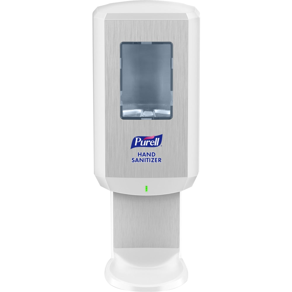 Purell CS8 Touch-Free Hand Sanitizer Dispenser, 10-5/16inH x 5-13/16inW x 3-15/16inD, White