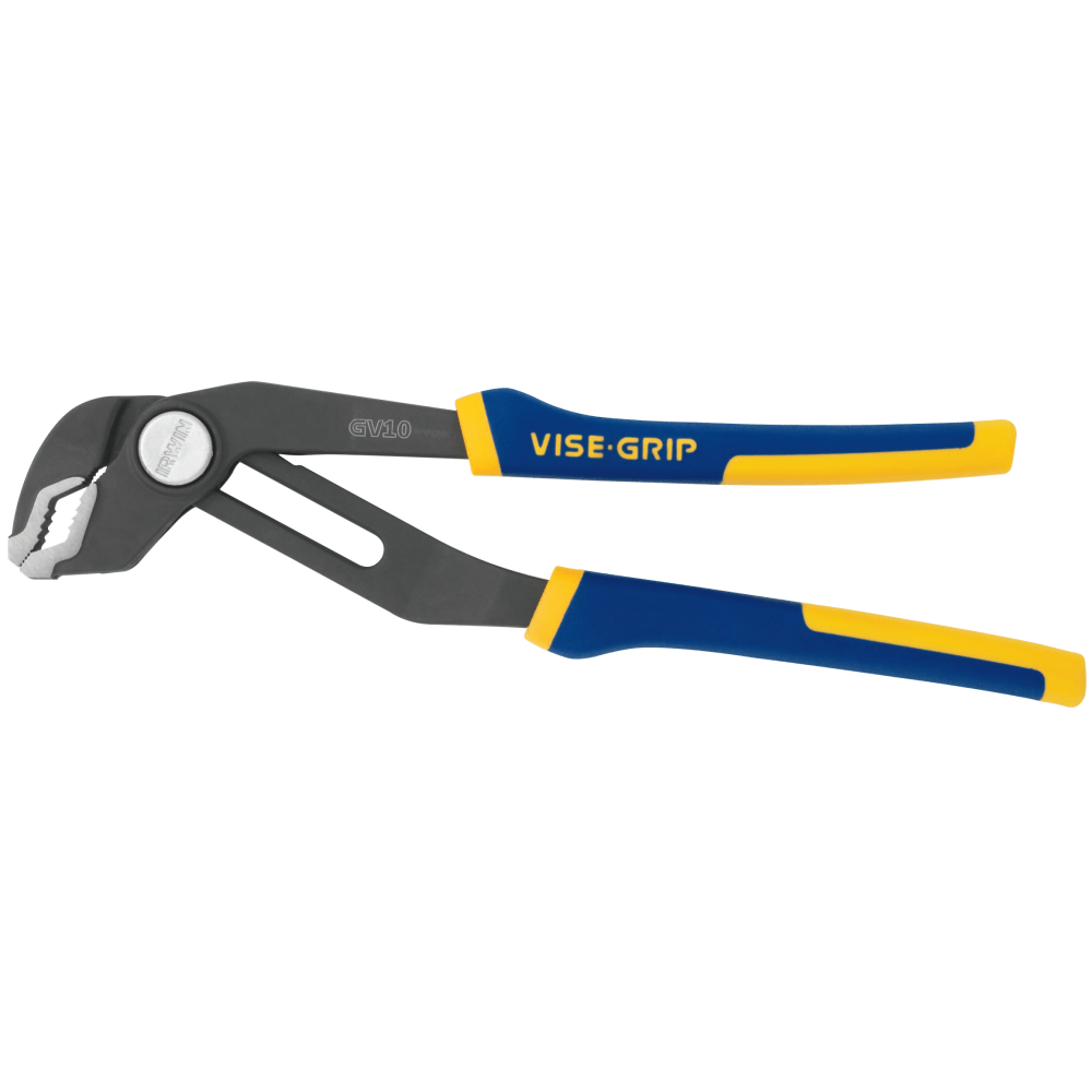 GrooveLock Pliers, 10 in, V-Jaws, 16 Adj.