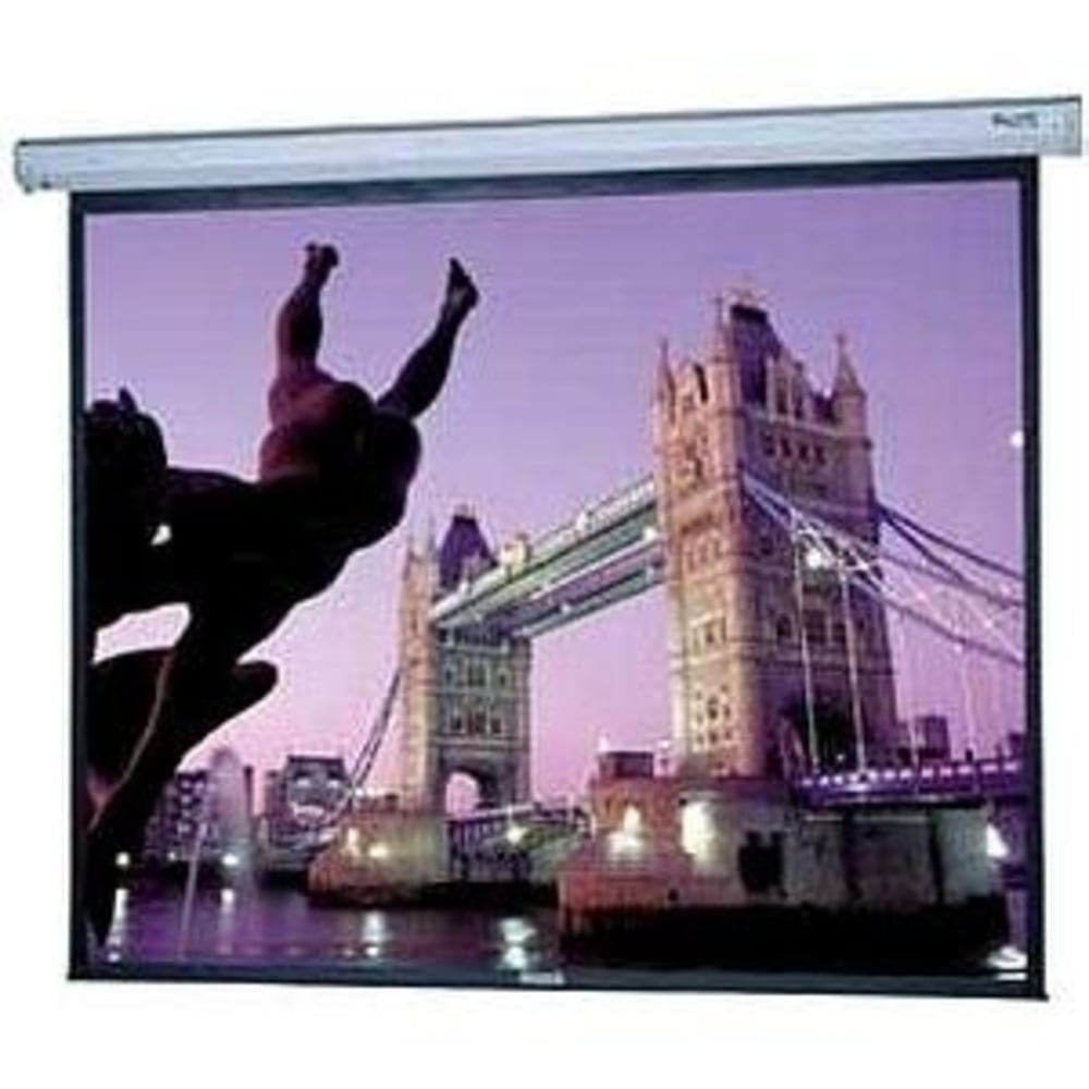 Da-Lite Cosmopolitan Electrol - Projection screen - ceiling mountable, wall mountable - motorized - 110in (109.8 in) - 16:9 - Matte White