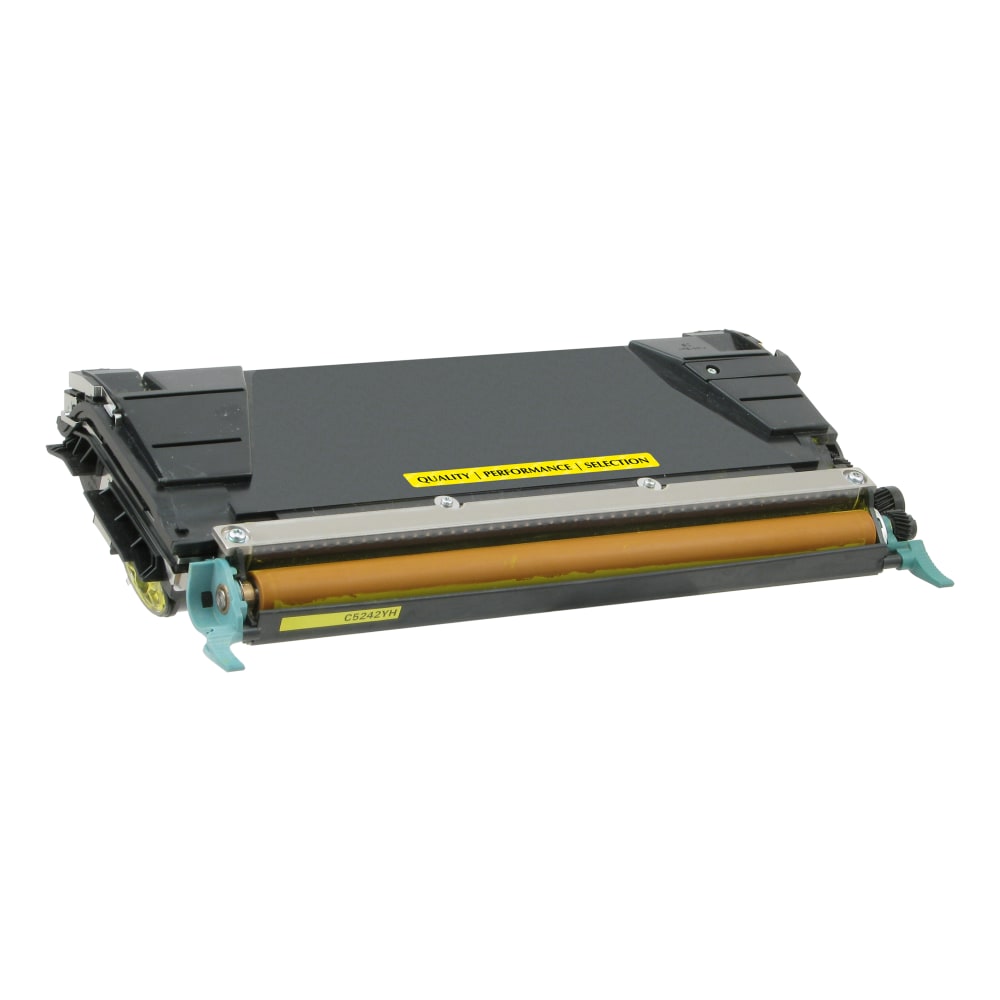 Hoffman Tech Remanufactured Yellow Toner Cartridge Replacement For Lexmark C734A1YG, C734A2YG, IG200961