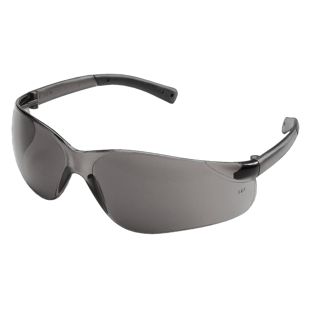 Crews BearKat Safety Glasses, Wraparound, Gray Lens