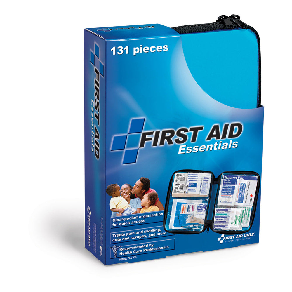 First Aid Only All Purpose Softsided First Aid Kit, Blue, 131 Pieces