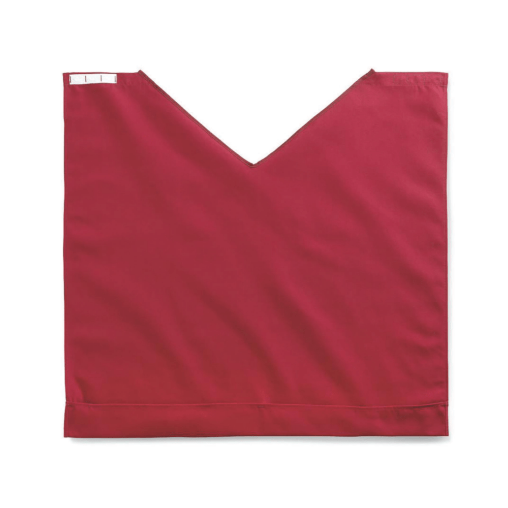 Medline Dignity Napkins, Comfort Fit, 27 1/2in x 27in, Burgundy, Case Of 12