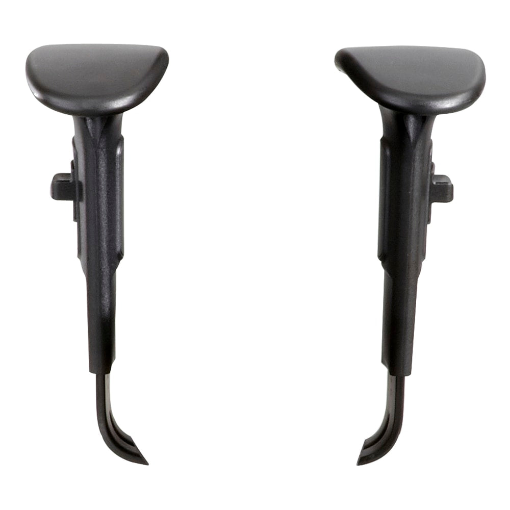 Safco Adjustable Width Arm Kit for Vue and Alday Chairs, Black, Set of 2