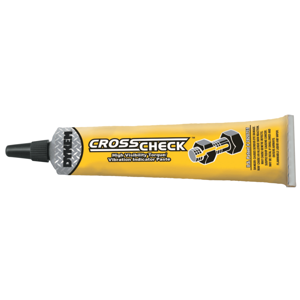 Dykem Cross Check Torque Seal Tamper-Proof Indicator Paste, 1 Oz, Yellow, Pack Of 24