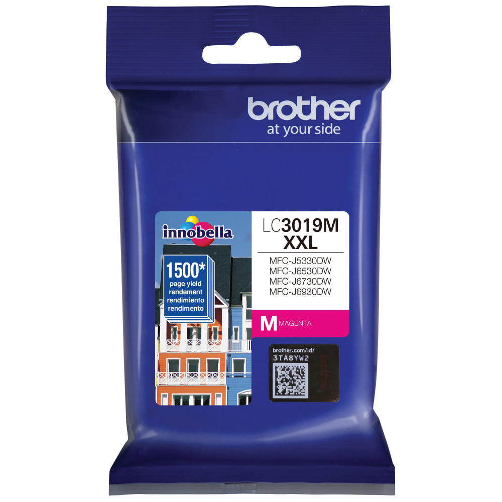 Brother LC3019I Magenta Extra-High-Yield Ink Cartridge, LC3019M