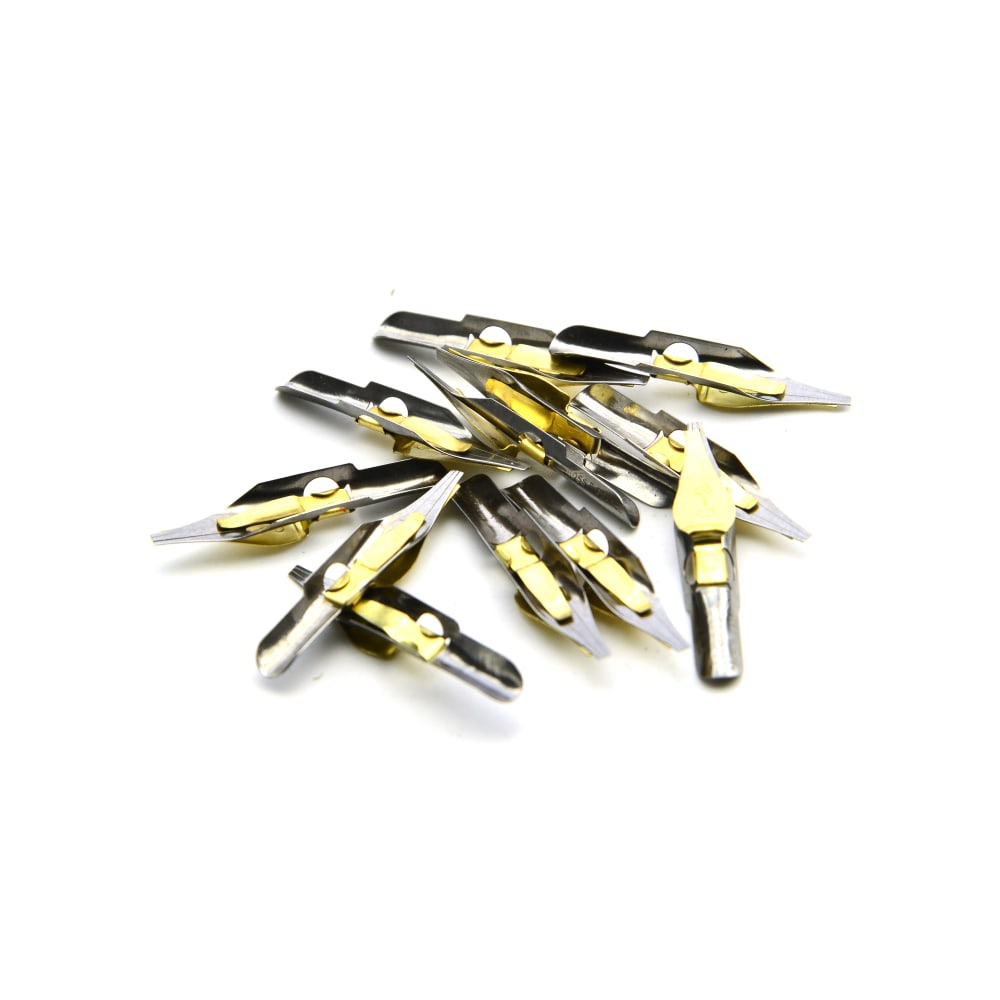 Speedball Flat Pen Nibs, C-3, Box Of 12 Nibs