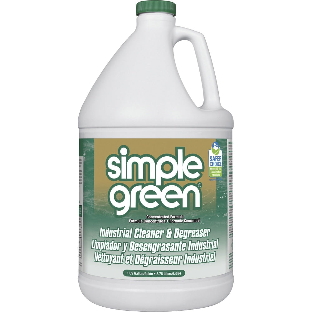 Simple Green All-Purpose Industrial Degreaser/Cleaner, 128 Oz Bottle, Case Of 6