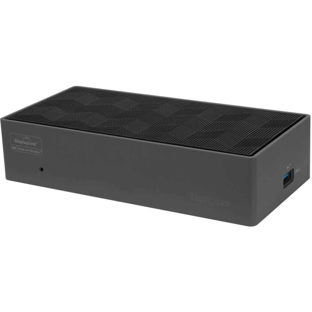 Targus DV4K Docking Station With 100W Power, 1.6inH x 3.3inW x 6.8inD, Black, DOCK190USZ