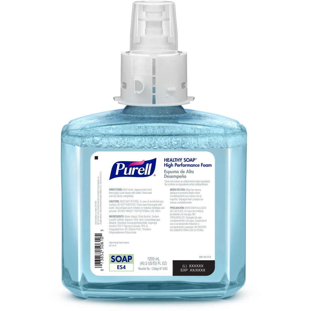 Purell Healthcare Healthy Ultra Mild Foaming Handwash Soap, Clean, 40.6 Oz, Clear, Carton Of 2 Cartridges