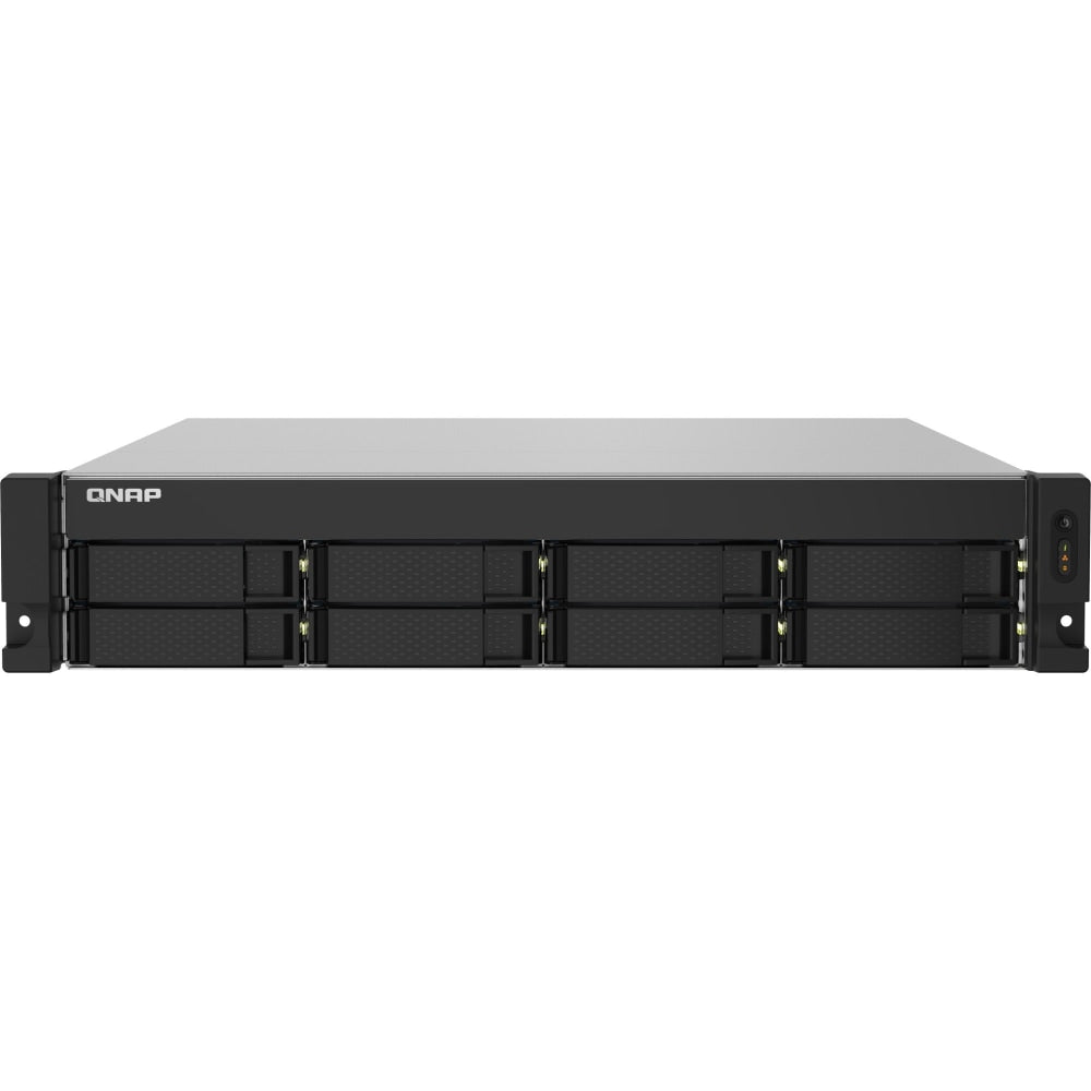 QNAP TS-832PXU-RP-4G SAN/NAS Storage System - Annapurna Labs Alpine AL-324 Quad-core 1.70 GHz - 8 x HDD Supported - 0 x HDD Installed - 8 x SSD Supported - 0 x SSD Installed - 4 GB RAM DDR4 SDRAM - Serial ATA/600 Controller