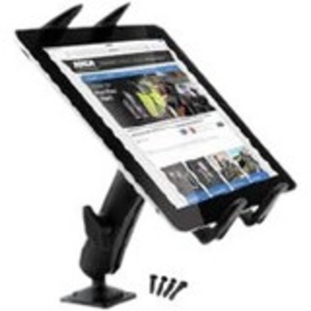 ARKON Mounts Heavy-Duty Drill-Base Tablet Mount, Black