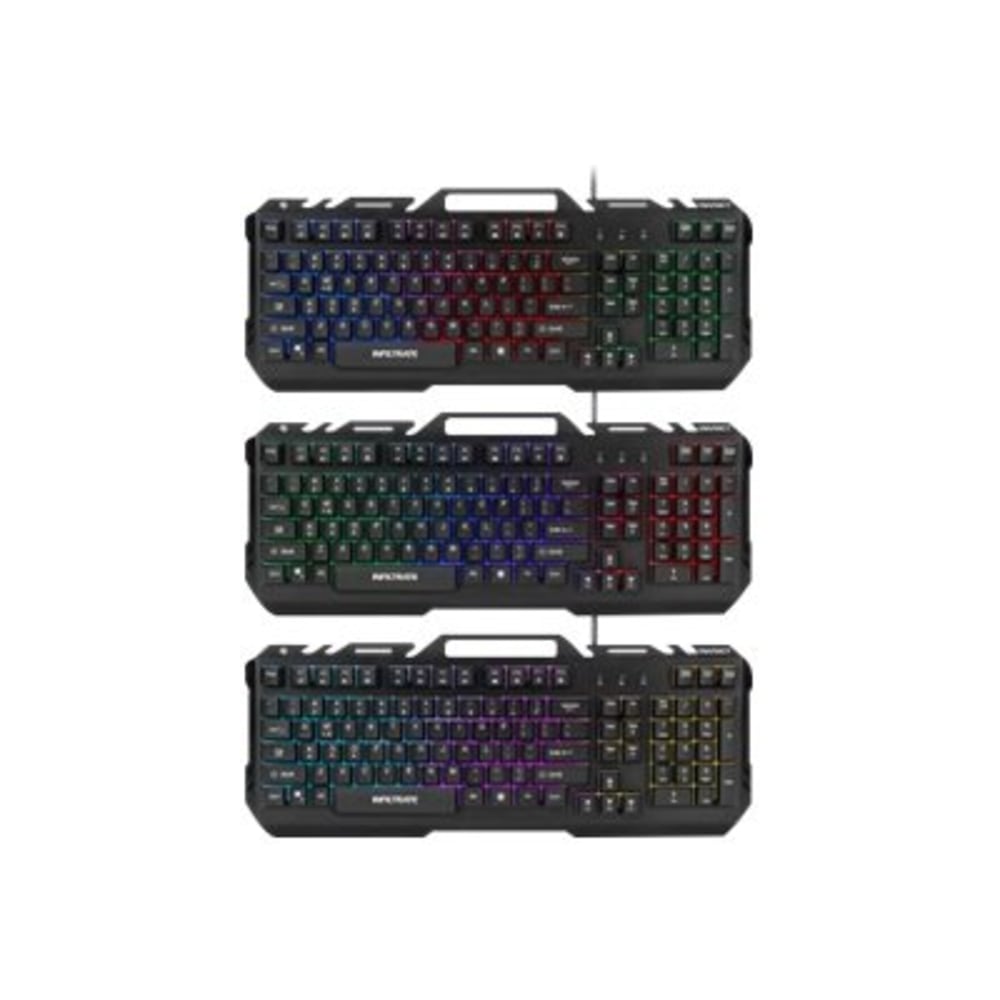 ENHANCE Infiltrate KL2 - Keyboard - gaming - with phone holder - backlit - USB 2.0 - QWERTY - black