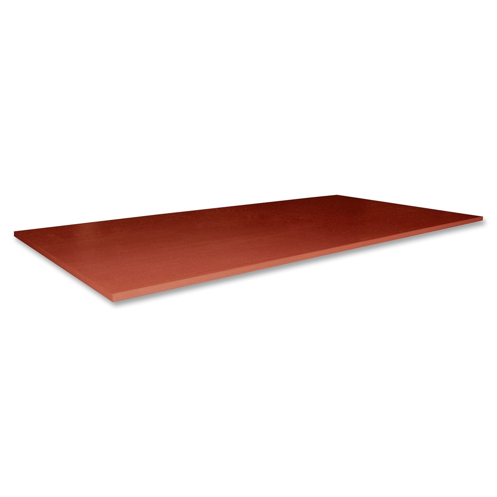 Lorell Essentials Conference Rectangle Table Top, 2-Piece, 96inW, Cherry