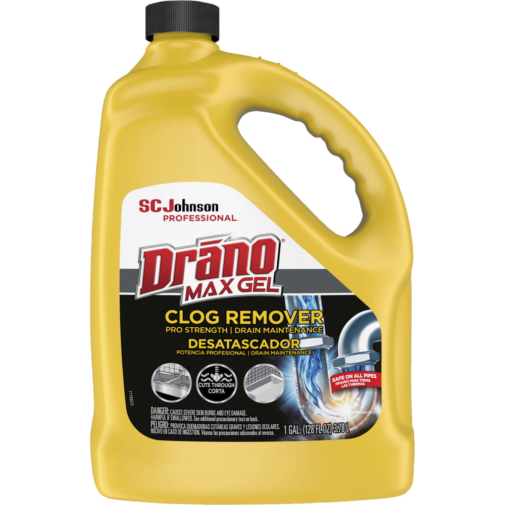 Drano Max Gel Clog Remover, 128 Oz