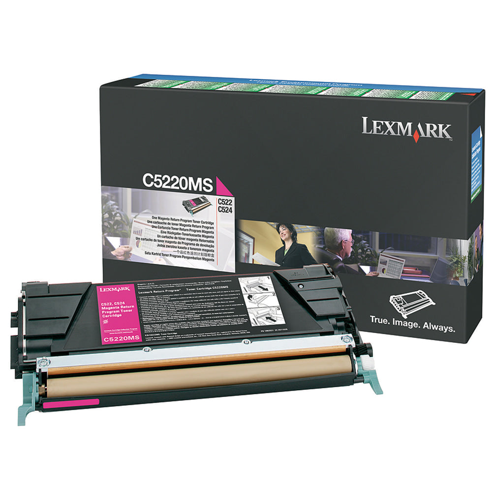 Lexmark C5220MS Magenta Return Program Toner Cartridge