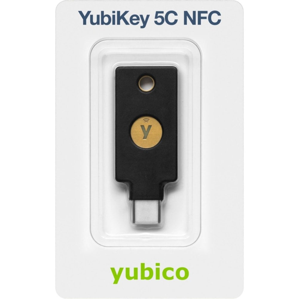 Yubico - YubiKey 5C NFC - Two-Factor authentication (2FA) Security Key, Connect via USB-C or NFC, FIDO Certified - Protect Your Online Accounts