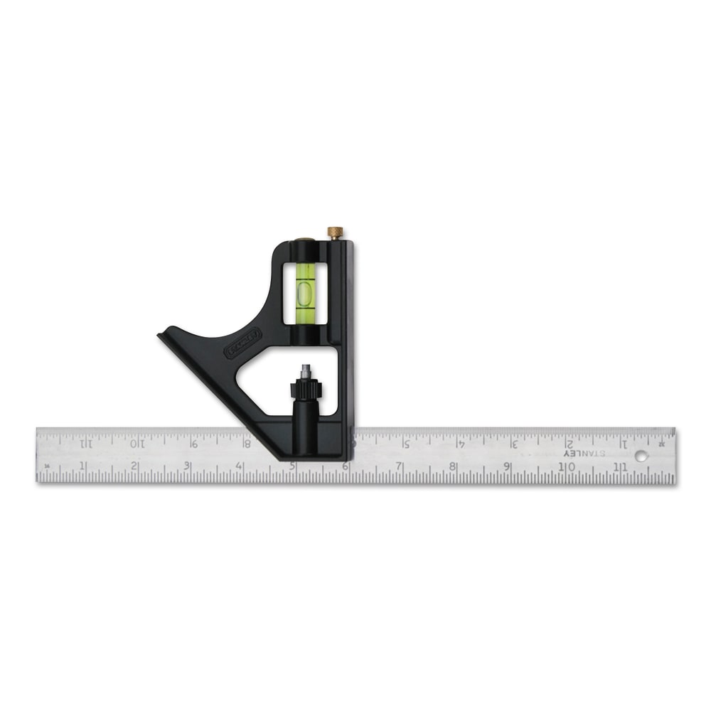 Stanley Tools Combination Square, 12in Blade Length