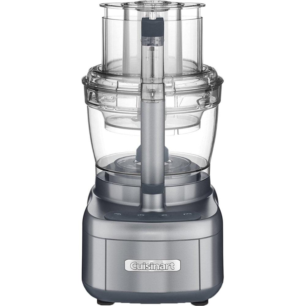 Cuisinart Elemental 13-Cup Food Processor With Dicing, 16-7/16inH x 10-7/16inW x 8-1/8inD, Gunmetal