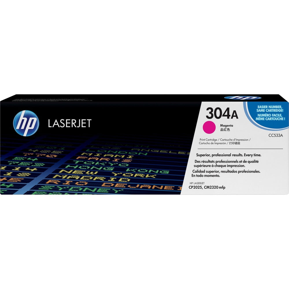 HP 304A Magenta Toner Cartridge, CC533AG