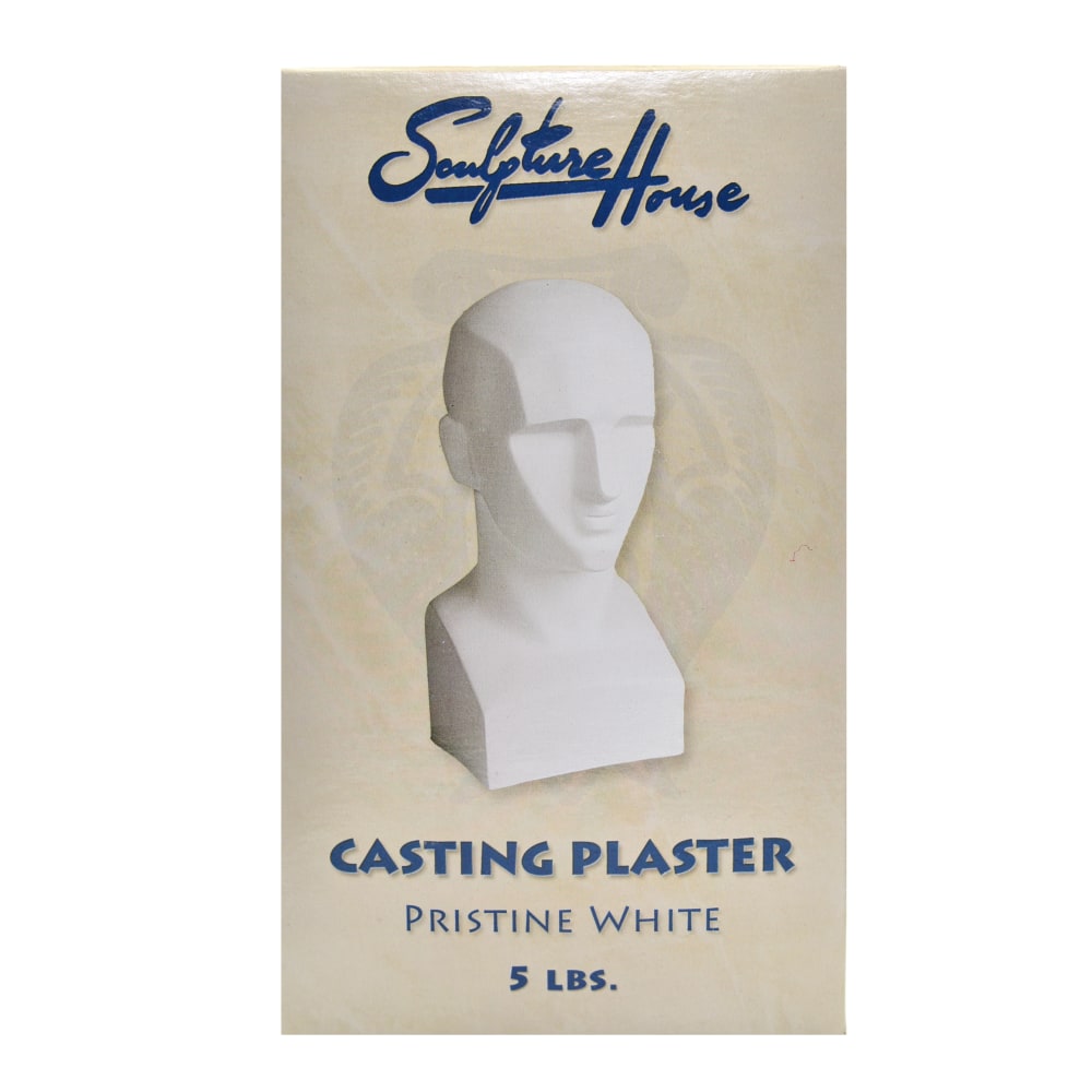 Sculpture House Pristine Casting Plaster, 5 Lb, White