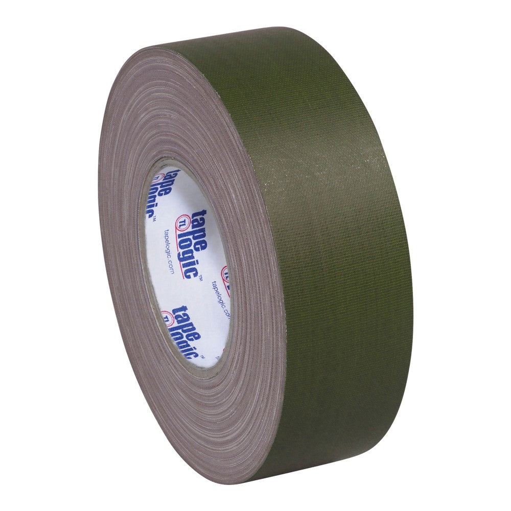 Tape Logic Gaffers Tape, 3in x 60 Yd., 11 Mil, Olive Green, Case Of 3 Rolls