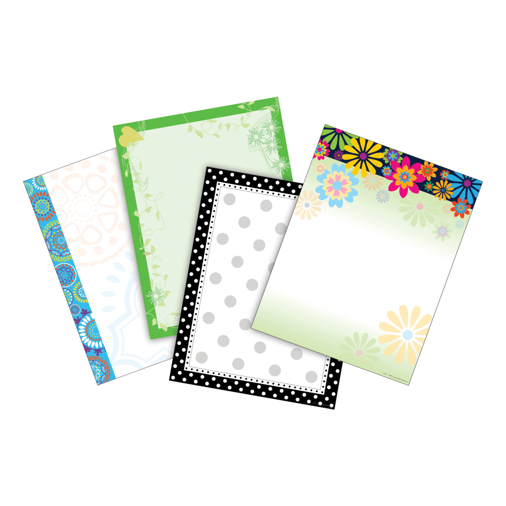 Barker Creek Paper Set, 8 1/2in x 11in, Peaceful Thoughts, Pack Of 200 Sheets