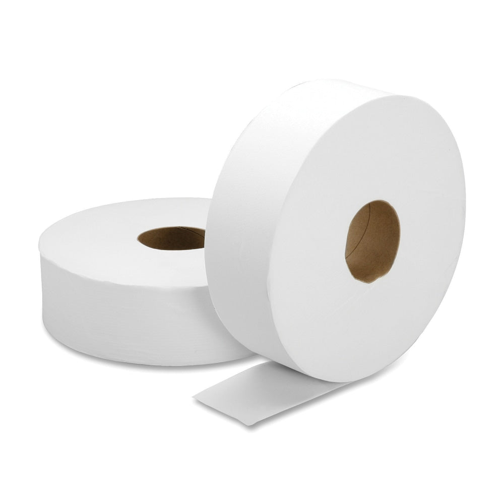 SKILCRAFT Jumbo Roll 2-Ply Toilet Paper, 100% Recycled, 2000ft Per Roll, Pack Of 6 Rolls