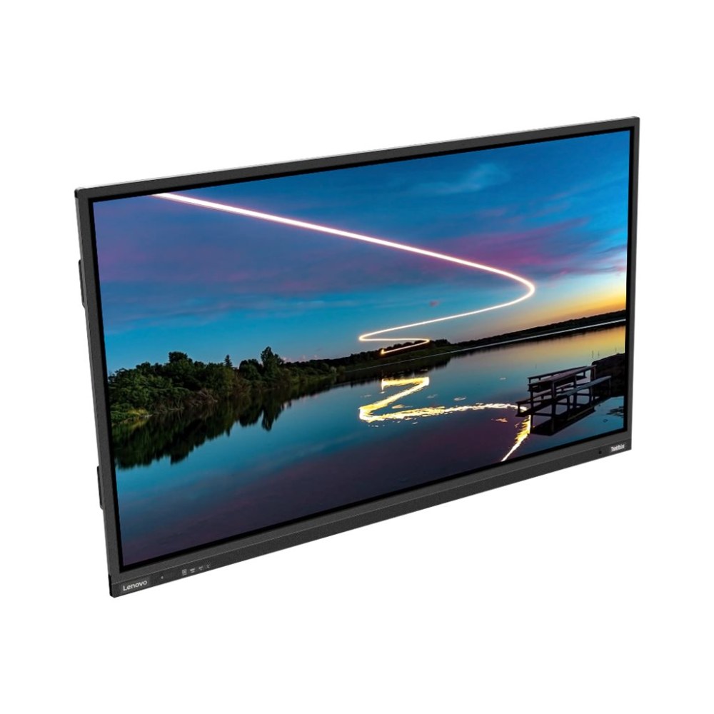 Lenovo ThinkVision T65 - 65in Diagonal Class LED-backlit LCD display - with touchscreen (multi touch) / 8-microphone array - Android - 4K UHD (2160p) 3840 x 2160 - HDR - Direct LED