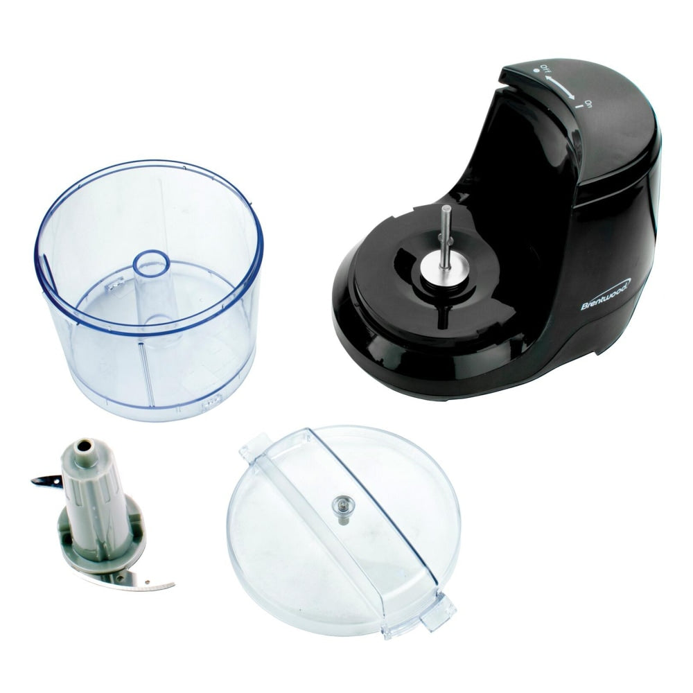 Brentwood 1.5-Cup Mini Food Chopper, Black