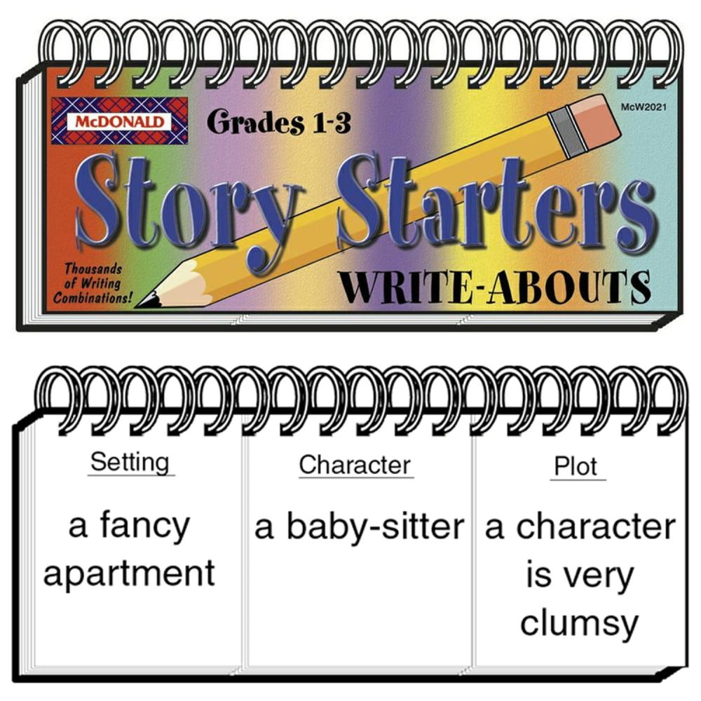 McDonald Publishing Write-Abouts Story Starters, Grades 1-3, Pack Of 2 Starters