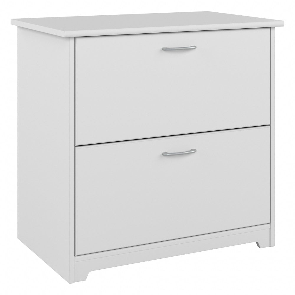 Bush Business Furniture Cabot 31-1/4inW x 19-4/7inD Lateral 2-Drawer File Cabinet, White, Delivery