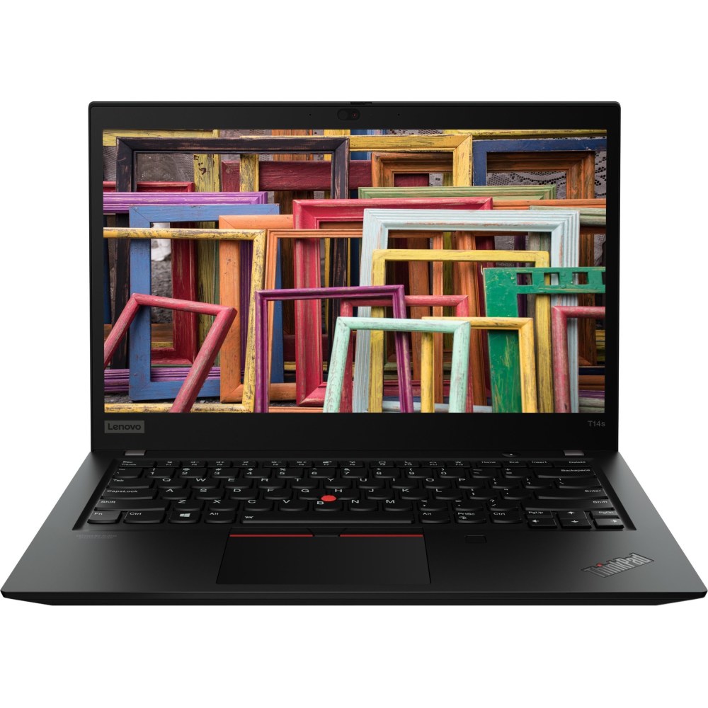 Lenovo ThinkPad T14s Gen 1 20T0002KUS 14in Notebook - Full HD - 1920 x 1080 - Intel Core i5 10th Gen i5-10210U 1.60 GHz - 8 GB Total RAM - 256 GB SSD - Windows 10 Pro - Intel UHD Graphics - Front Camera/Webcam - IEEE 802.11ax Wireless LAN Standard