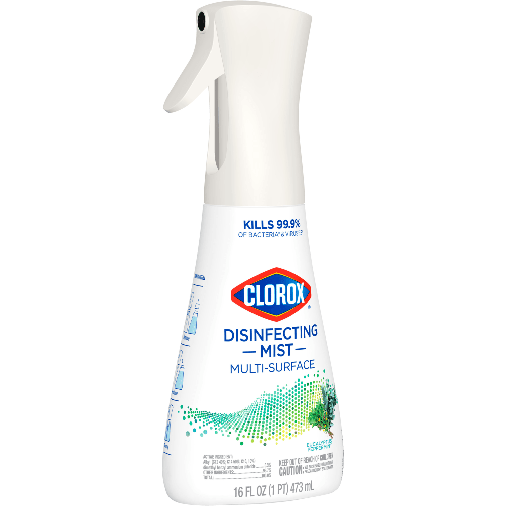 Clorox Disinfecting Mist Multi-Surface Spray, Eucalyptus Peppermint, 16 Fl Oz