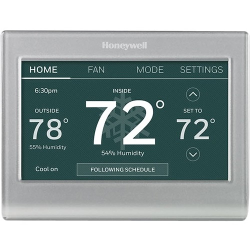 Honeywell Home Wi-Fi Smart Color Thermostat (RTH9585WF) - For Indoor, Outdoor, Heat Pump - Alexa Supported