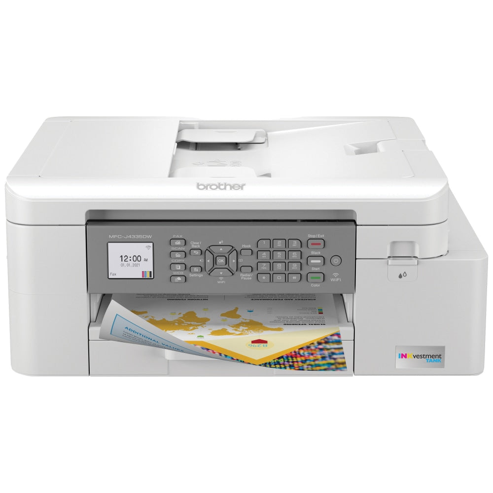 Brother INKvestment Tank MFC-J4335DW Wireless Inkjet All-In-One Color Printer