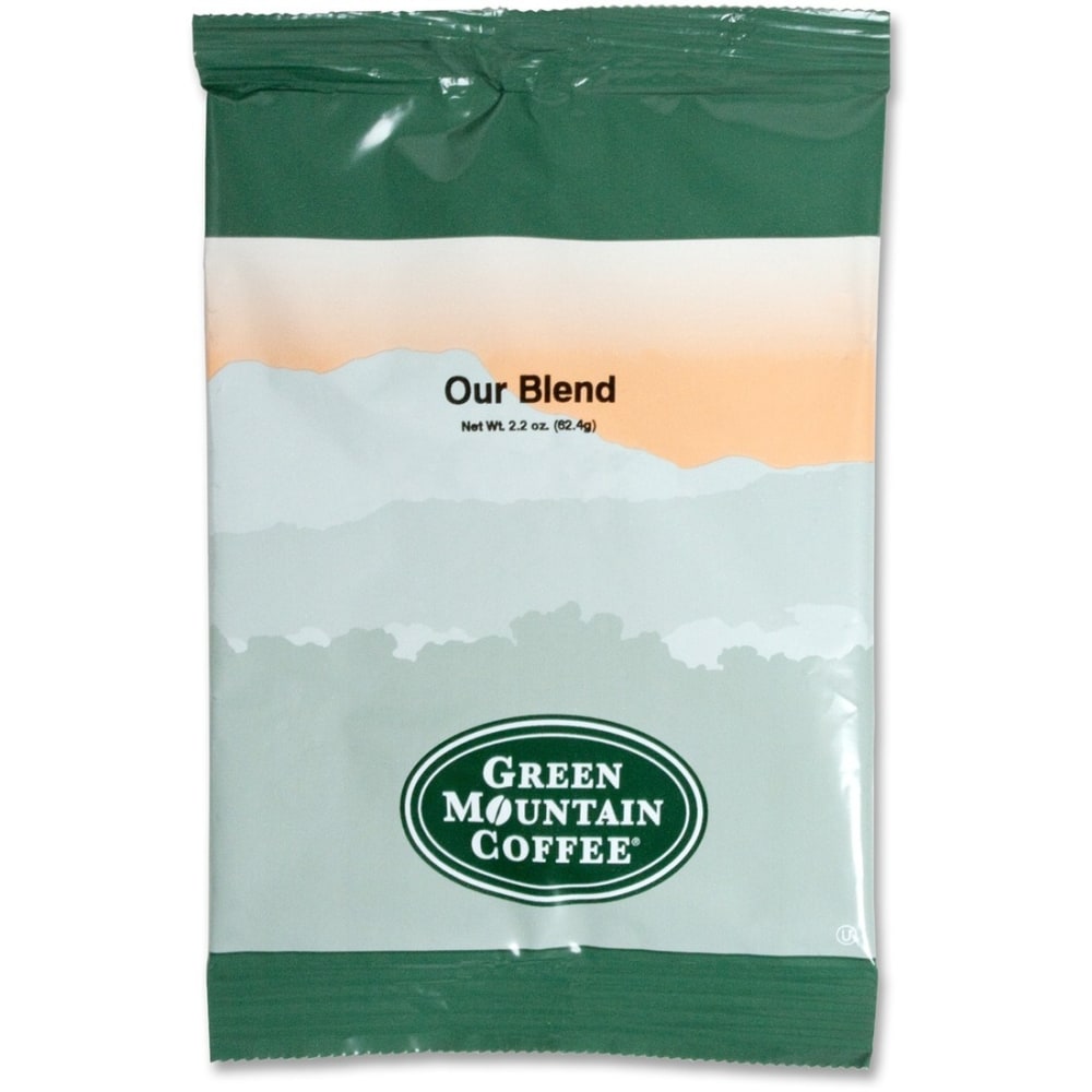 Green Mountain Coffee Single-Serve Coffee Packets, Our Blend, Carton Of 100