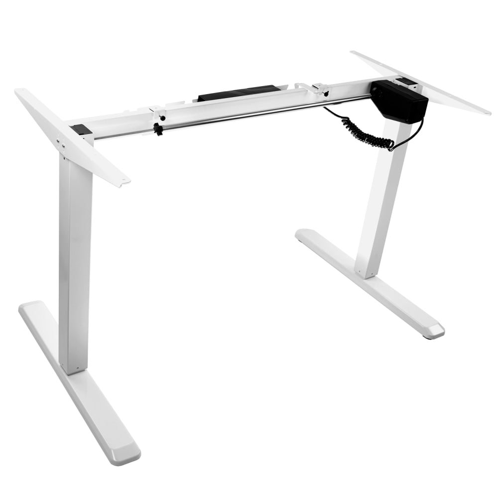 Mount-It! MI-7980W Electric Standing Desk Frame With Controller, White