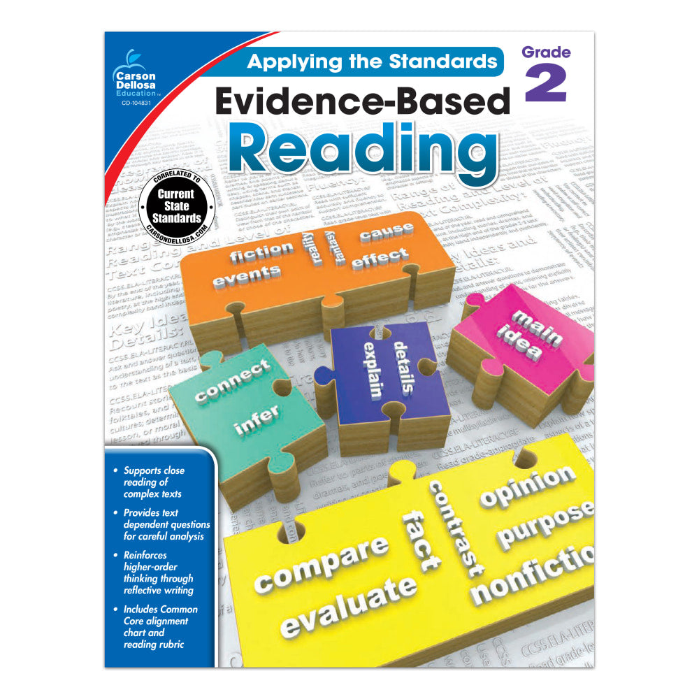 Carson-Dellosa Evidence-Based Reading Workbook, Grade 2