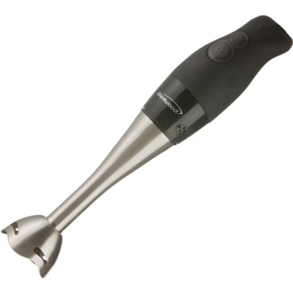 Brentwood HB-33BK 2 Speed Comfort Grip Hand Blender in Black - 200 W - 2 Speed Setting(s) - 4.83 ft - Black