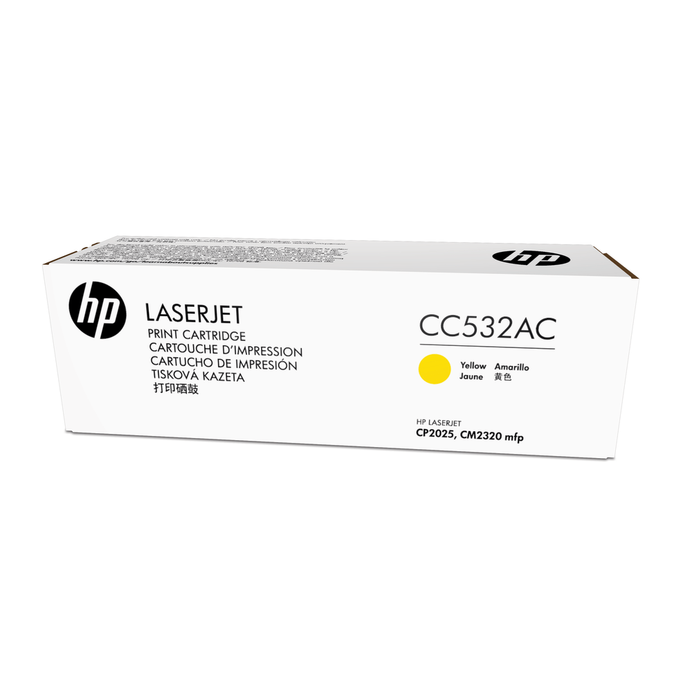 HP 304A Yellow Toner Cartridge, CC532AC