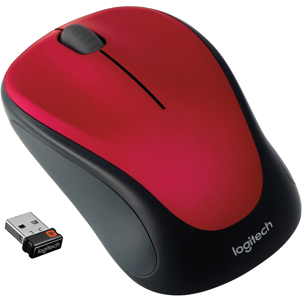 Logitech M317 Wireless Mouse, Red