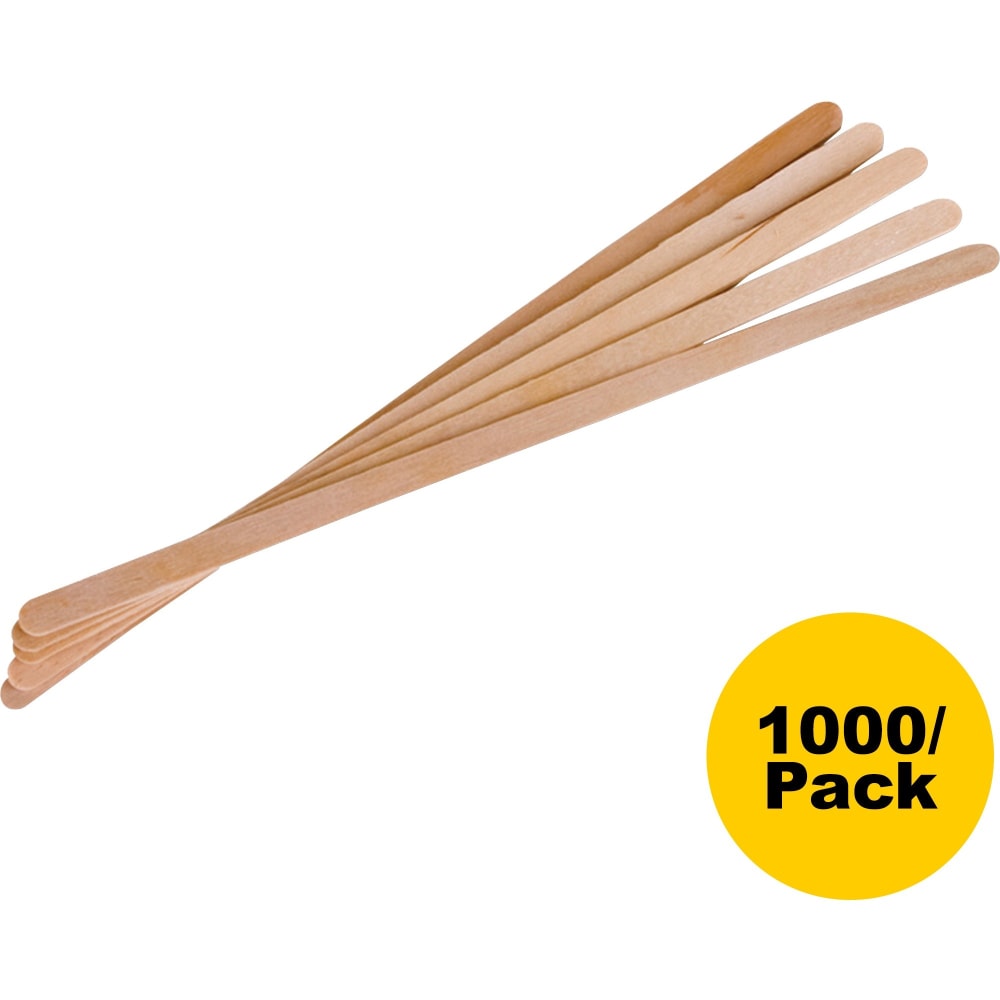 Eco-Products Wooden Stir Sticks, 7in, Pack Of 1,000 Stir Sticks