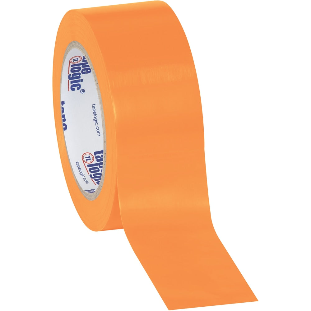 BOX Packaging Solid Vinyl Safety Tape, 3in Core, 2in x 36 Yd., Orange, Case Of 3