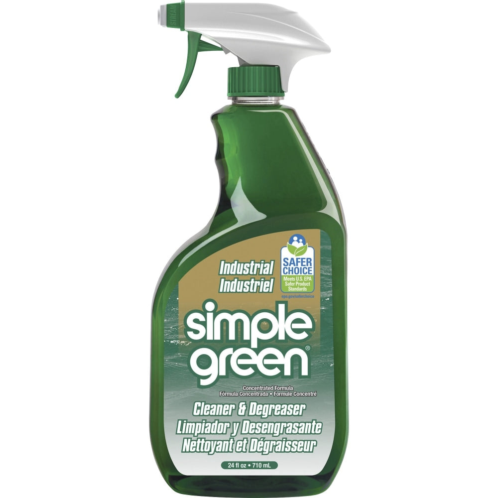 Simple Green All-Purpose Cleaner/Degreaser Concentrated Cleaner, 24 Oz Bottle, Case Of 12