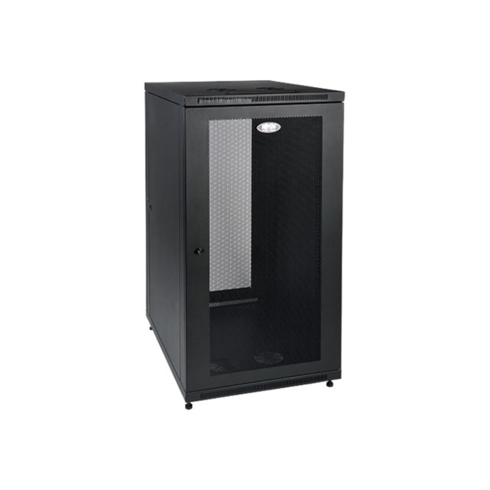 Tripp Lite 24U Rack Enclosure Server Cabinet 33in Deep w/ Doors & Sides - Rack cabinet - black - 24U - 19in