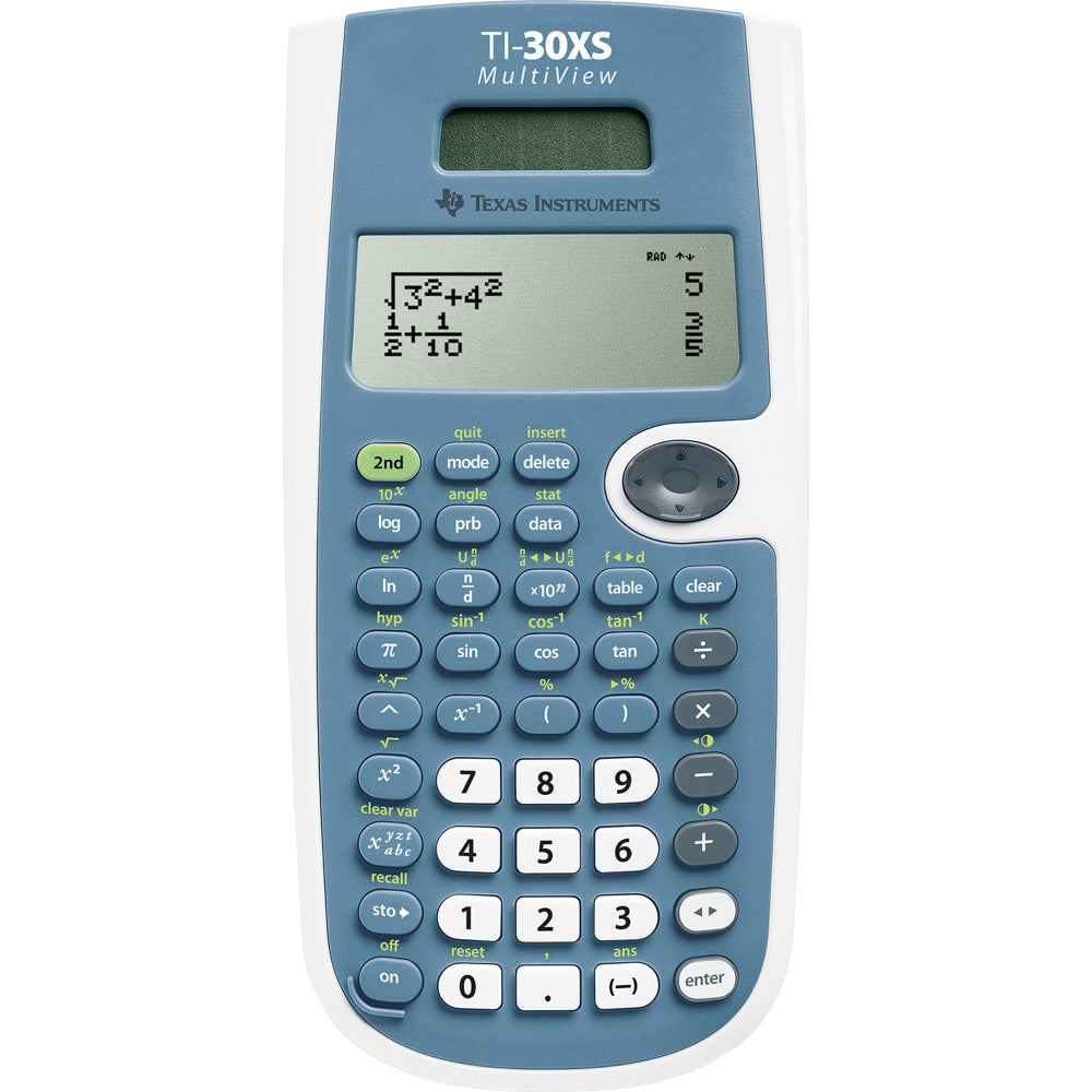 Texas Instruments TI-30XS MultiView Scientific Calculator, Blue