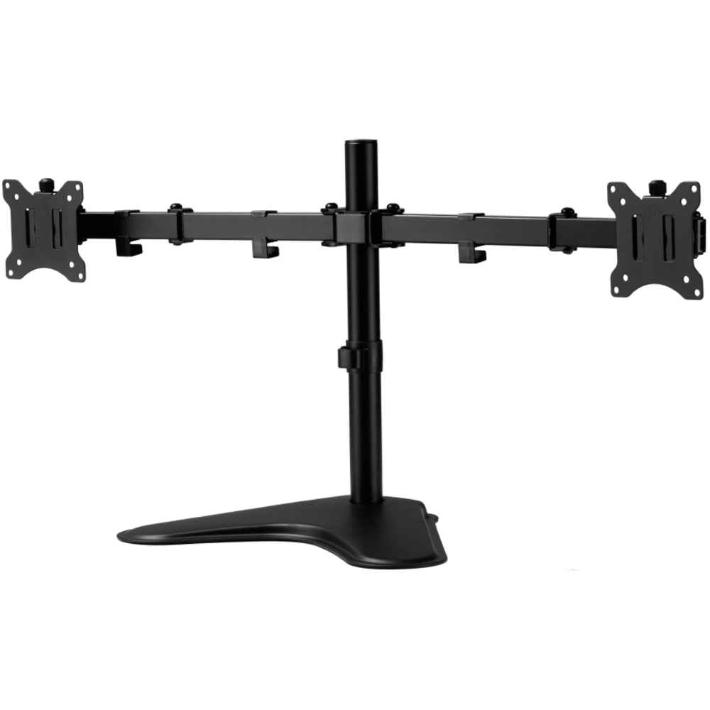 Amer Dual Articulating Arm Monitor Stand - Up to 32in Screen Support - 35.27 lb Load Capacity - Desktop - Steel