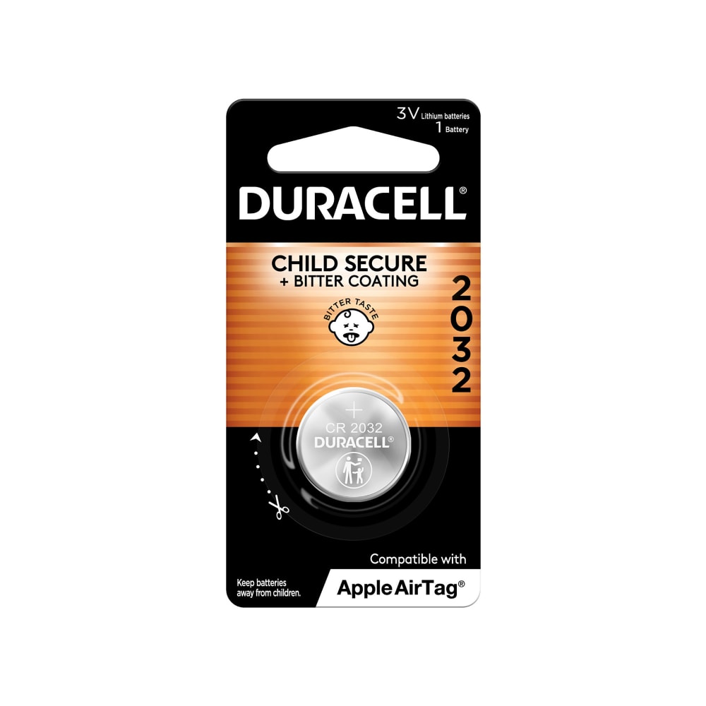 Duracell 2032 3V Lithium Coin Battery, Pack of 1